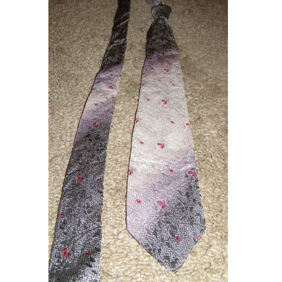 Vintage skinny tie The Coplan Tie floral print - Picture 5 of 8